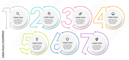Vector infographic template
