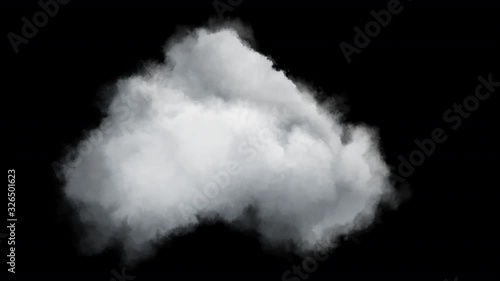 4k isolated cloud on transparent background,, ready for compositing