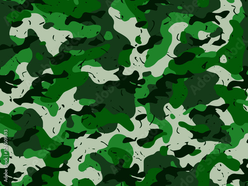 Full seamless camouflage texture skin pattern vector for military textile. Usable for Jacket Pants Shirt and Shorts. Dirty army camo masking design for hunting fabric print and wallpaper. 