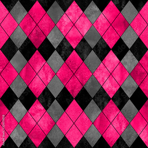 Colorful argyle seamless pl...