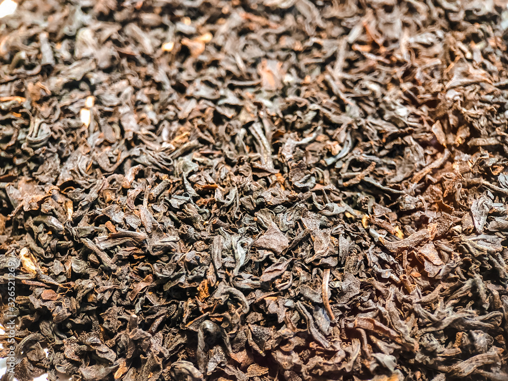 Close-up of black ceylon tea texture.Photography of tea. Close-up of black ceylon tea texture.Photography of tea.