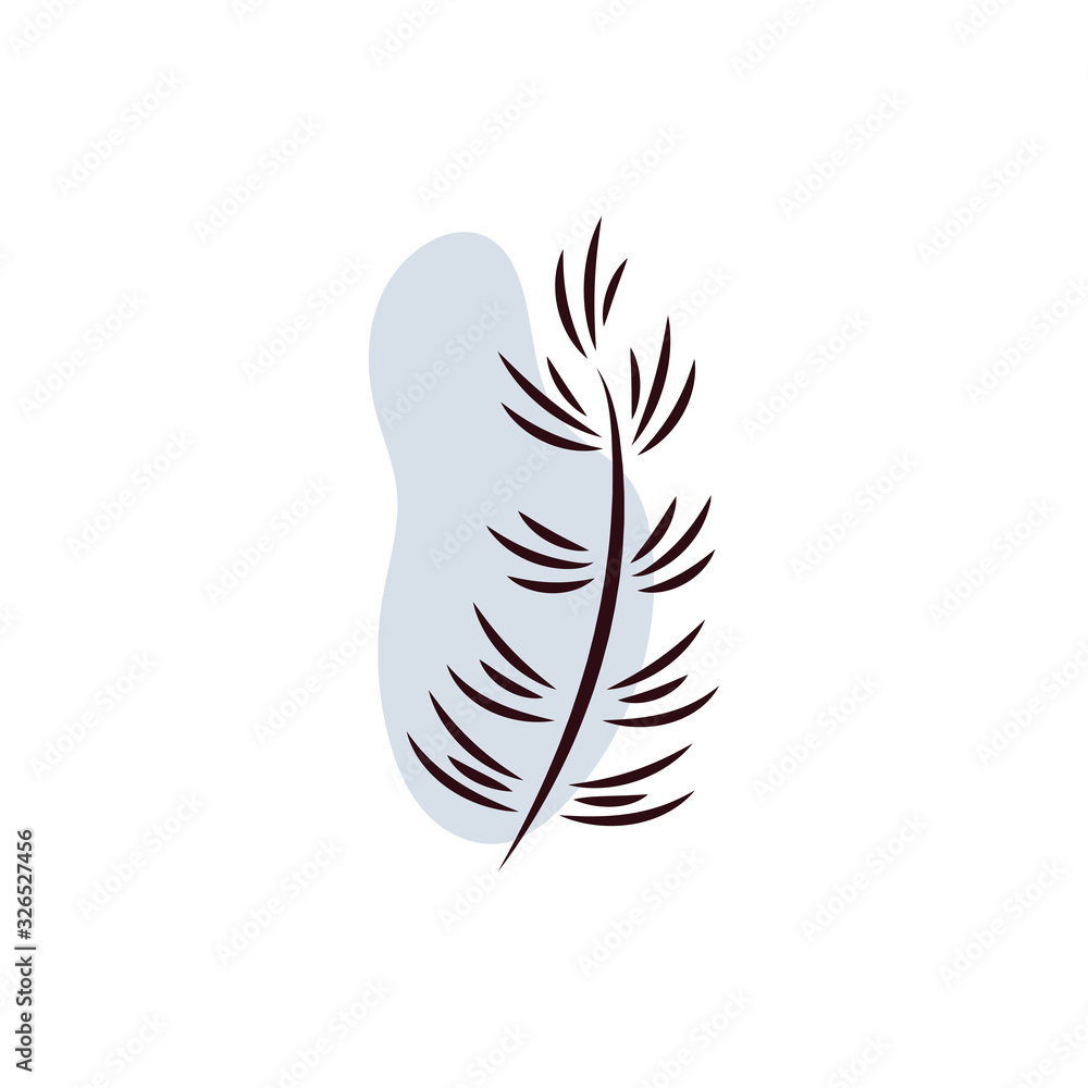 Fototapeta premium branch dry hand draw style