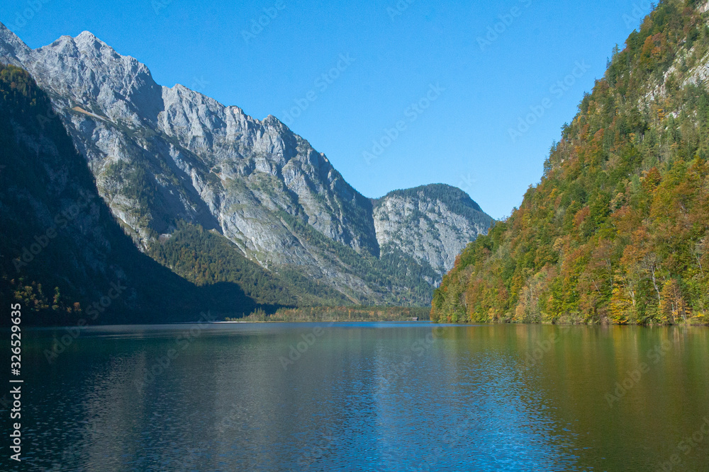 Plakat Famous Koenigssee at Berchtesgaden National Park, Bavaria
