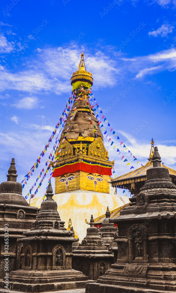 Fototapeta premium Swayambhunath - Ancient Religious Architecture