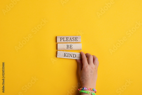 Please be kind sign