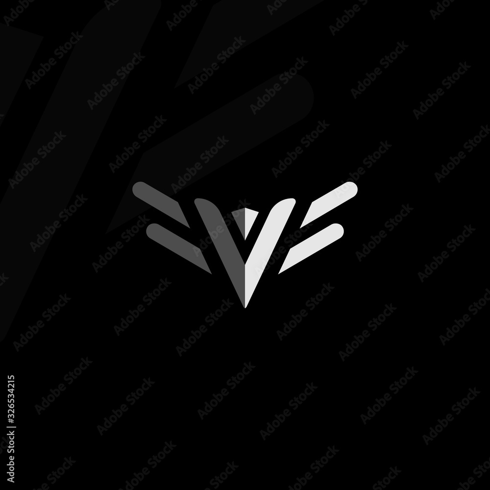 Letter V shape Wings logo vector symbol Stock Vector Adobe Stock