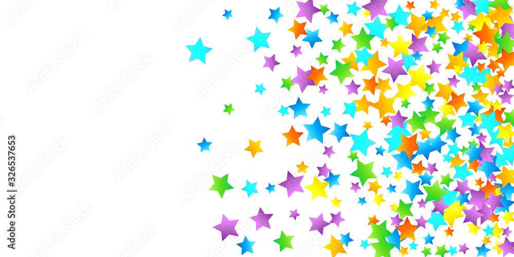 Rainbow Festive Confetti. Carnival Star Falling. Rainbow Festive Confetti. Carnival Star Falling.