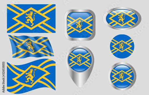 Flag of East Lothian, Scotland