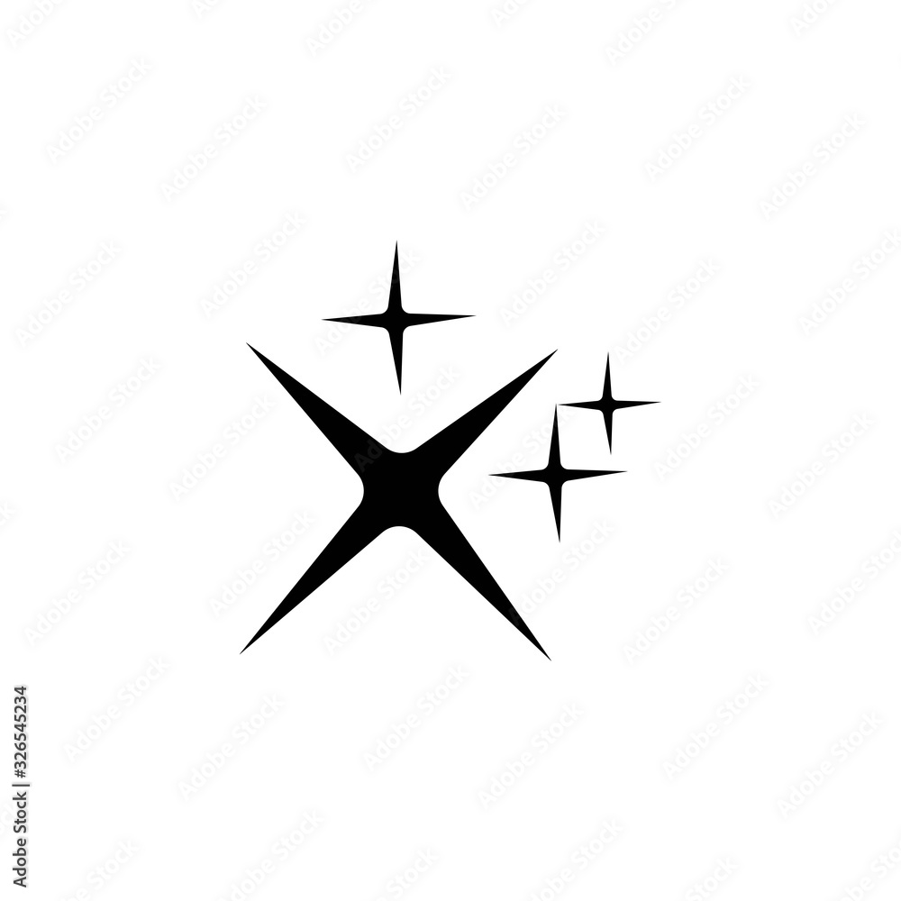 sparkle light star logo vector sparkle light star logo vector
