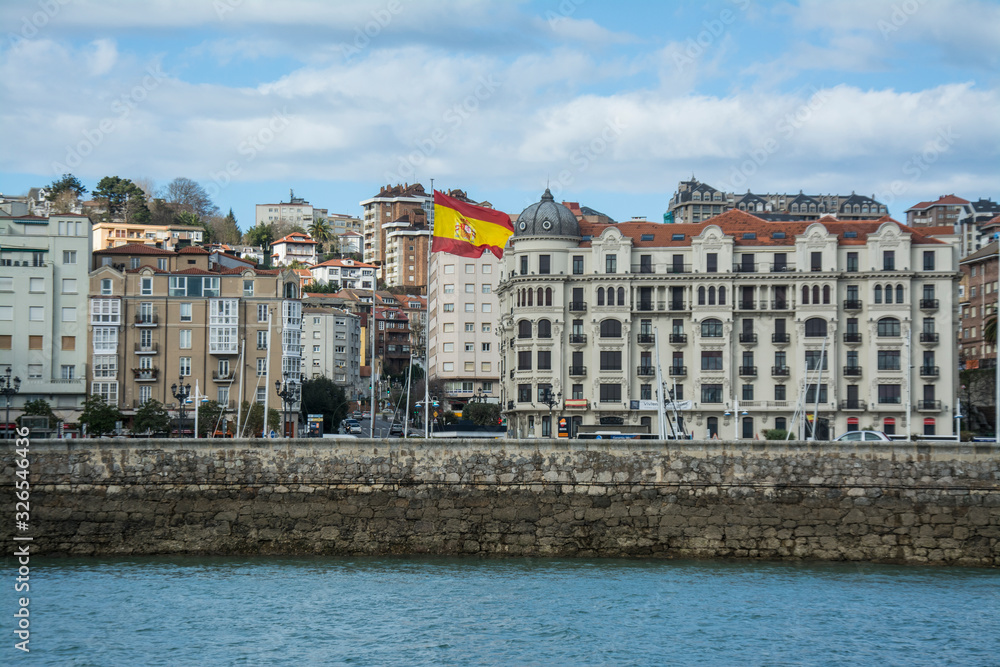 Santander city, Cantabria, Spain. Cantabrian Sea.