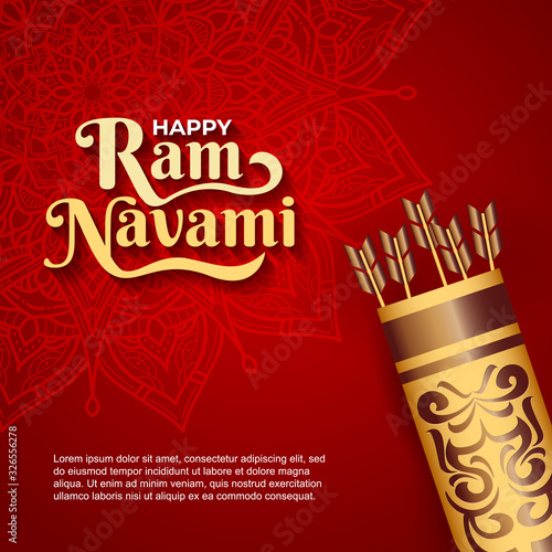 Happy Ram Navami Background