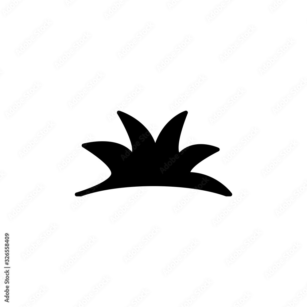 Vector illustration, grass icon design Vector illustration, grass icon design