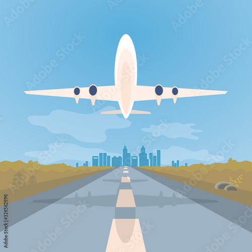 Runway for airplanes