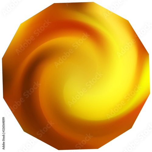 Polygonal chromatic background.