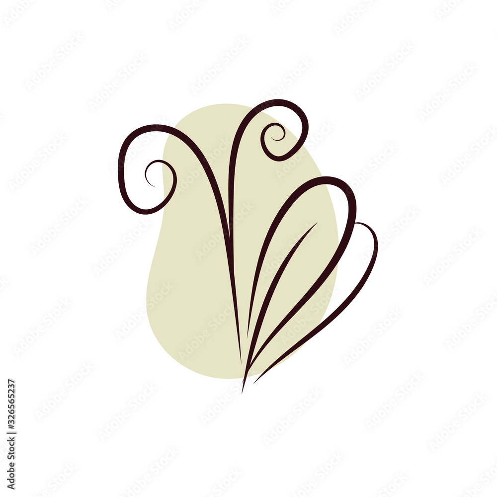 ecology leafs plants hand draw style ecology leafs plants hand draw style