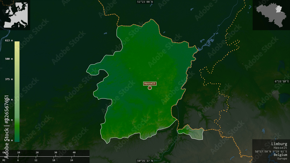 Obraz premium Limburg, Belgium - composition. Physical
