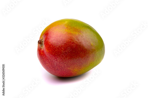 mango fruit close-up on a white isolated background