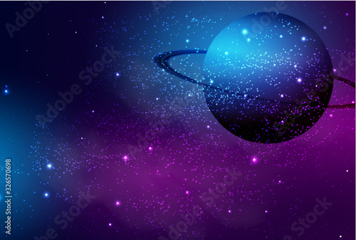 惑星　宇宙　土星　背景