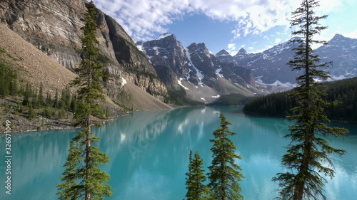afternoon view of moraine lake in canada © chris