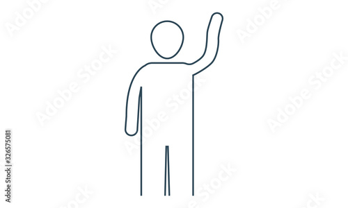 Participants icon for group involvement and collaboration