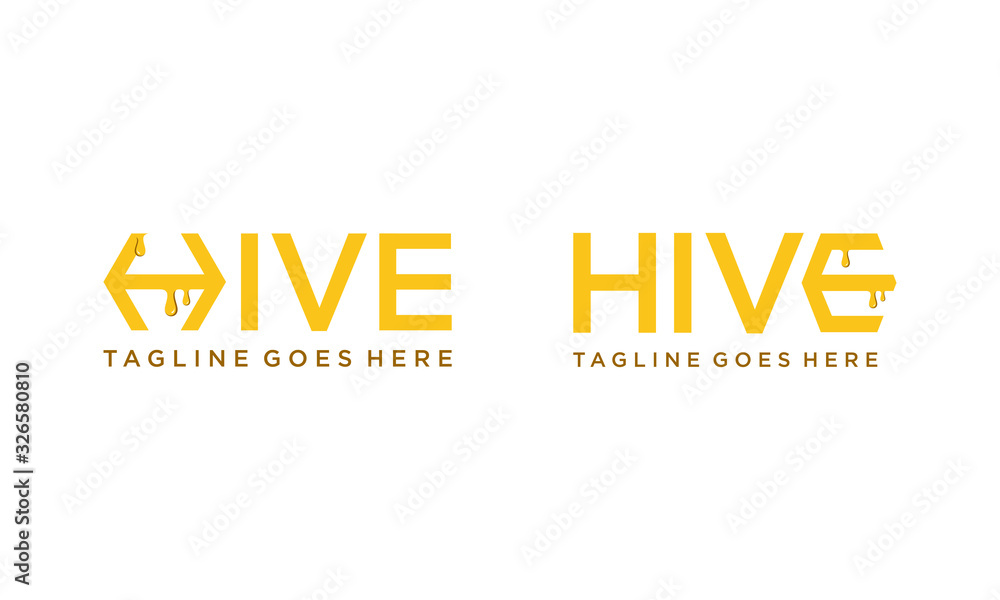 Simple hive for logo design vector editable Simple hive for logo design vector editable