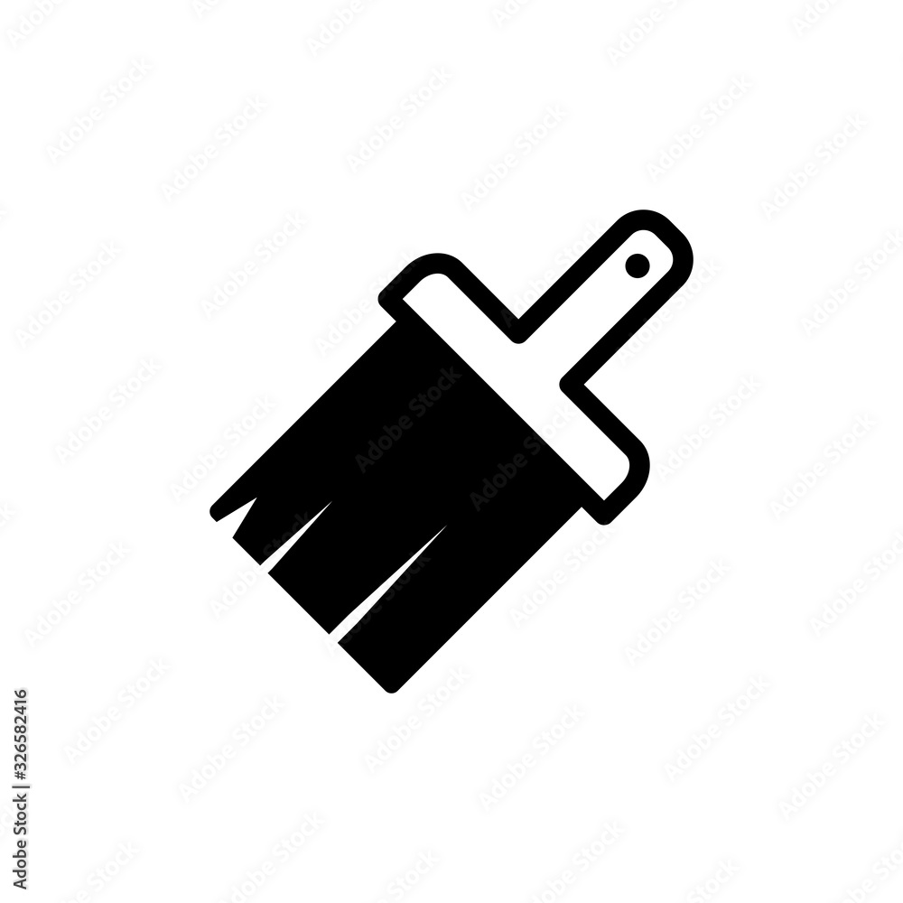 paint brush icon vector template paint brush icon vector template
