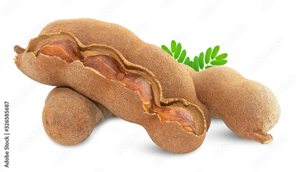 Tamarind isolated on a white background