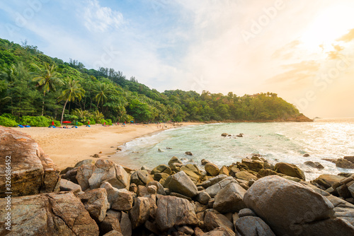 Landscape of Phuket View Point at Banana Beach, Phuket Province, Thailand.