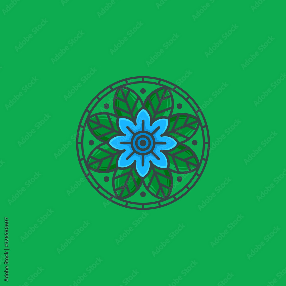 eco green flower icon symbol design vector illustration eco green flower icon symbol design vector illustration