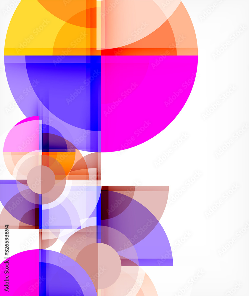 Abstract background, circle and triangle design round shapes overlapping. Geometric trendy template. Vector Illustration For Wallpaper, Banner, Background, Card, Book Illustration, landing page Abstract background, circle and triangle design round shapes overlapping. Geometric trendy template. Vector Illustration For Wallpaper, Banner, Background, Card, Book Illustration, landing page