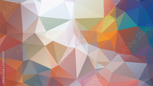 Abstract Color Polygon Background Design  Abstract Geometric Origami Style With Gradient