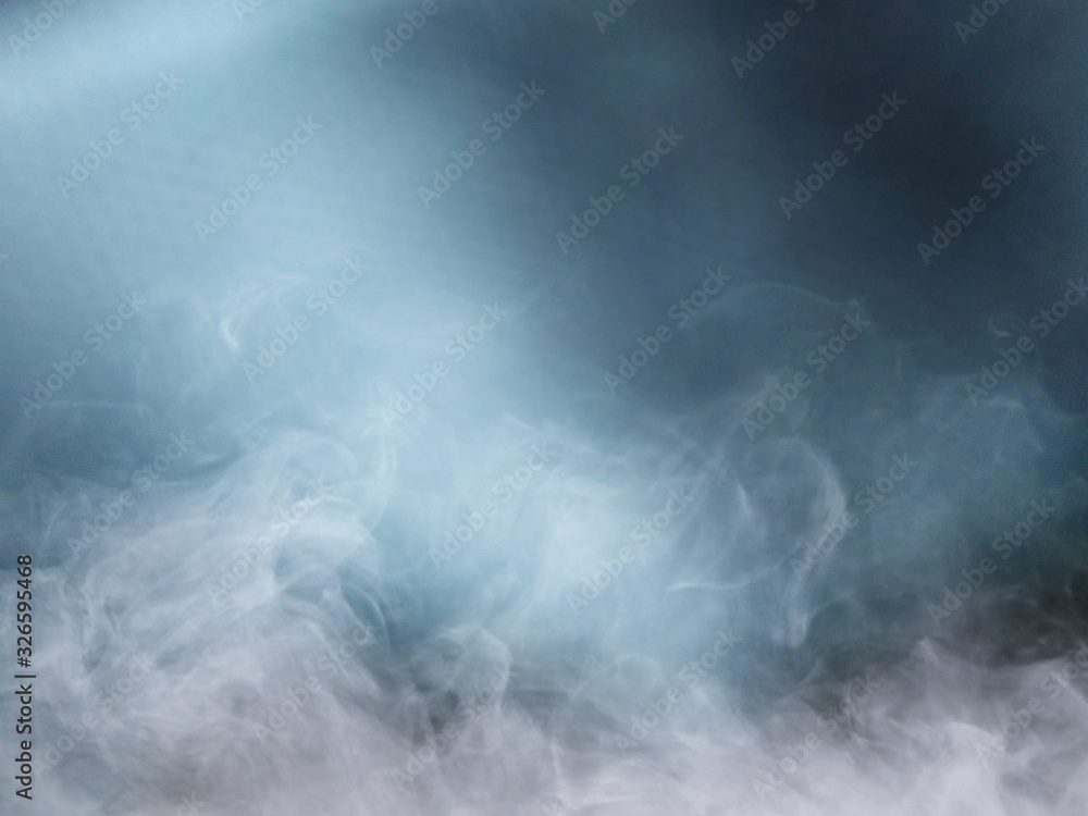 Naklejka premium Smoke white sky with clouds