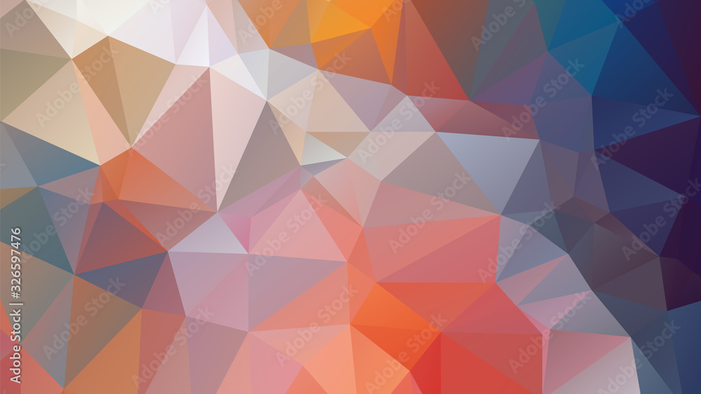 Obraz premium Abstract Color Polygon Background Design, Abstract Geometric Origami Style With Gradient