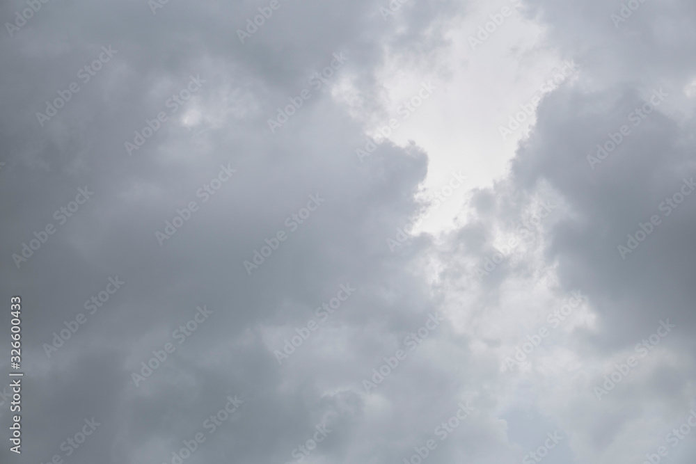 drak Sky clouds before rain 