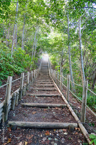 有珠山と階段 © photo 34