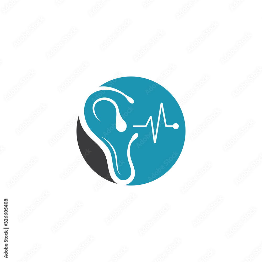 Hearing Logo Template vector icon Hearing Logo Template vector icon