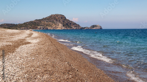 Afandou beach,  Mediterranean Sea, Rhodes, Greece