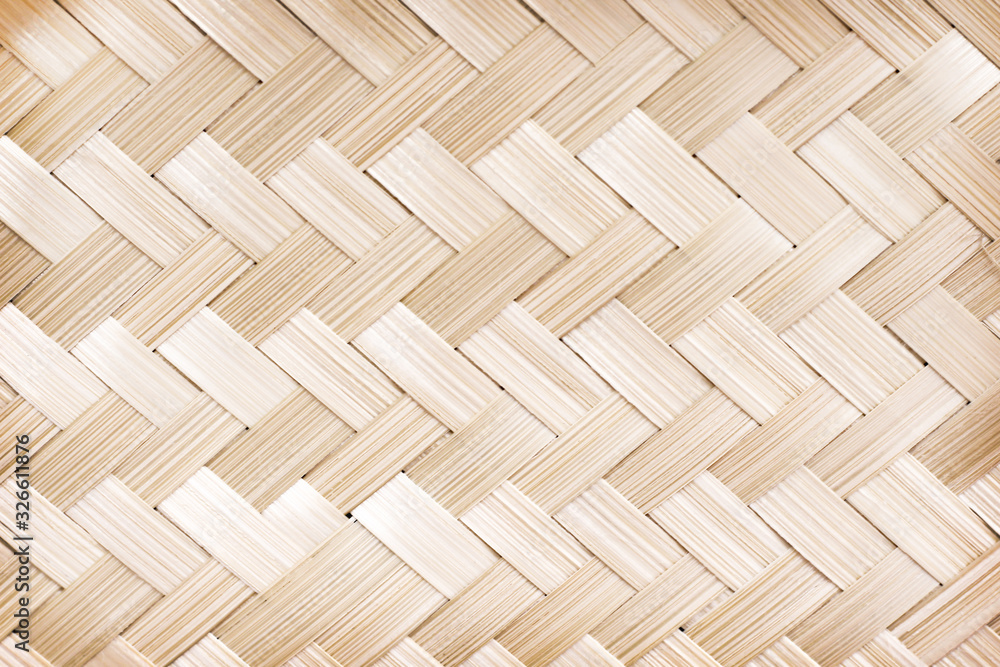 Weaving bamboo mat texture crafts seamless pattern abstract , wood light brown bright soft background Weaving bamboo mat texture crafts seamless pattern abstract , wood light brown bright soft background