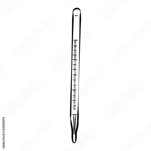 thermometer isolated on white background