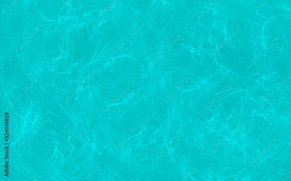 Obraz premium Turquoise background with marble texture with scratches and scuffs.