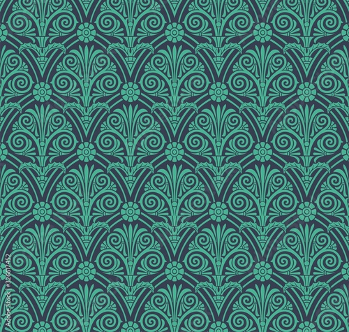Paisley floral pattern , textile swatch , India	