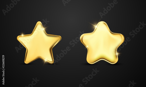 gold star background. beautiful. Vector illustration template banners.