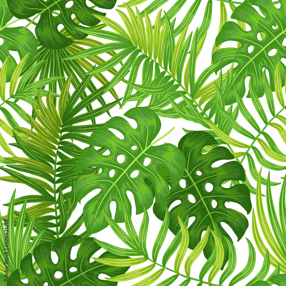 Tropical seamless pattern Tropical seamless pattern