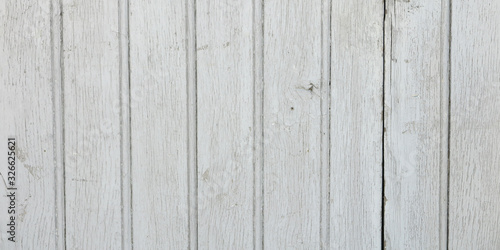 Vintage old wood textured weathered wooden plank painted in white grey background