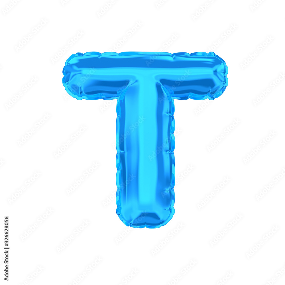 Alphabet made of colour inflatable balloons isolated on white (3d illustration) Alphabet made of colour inflatable balloons isolated on white (3d illustration)