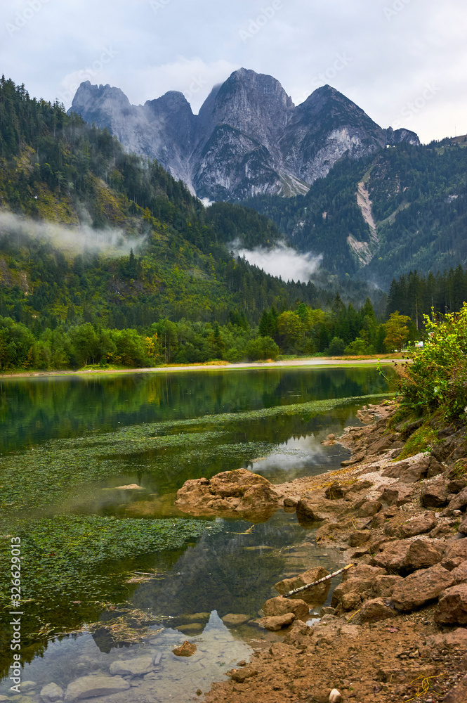 Mountain lake in Austrian alps