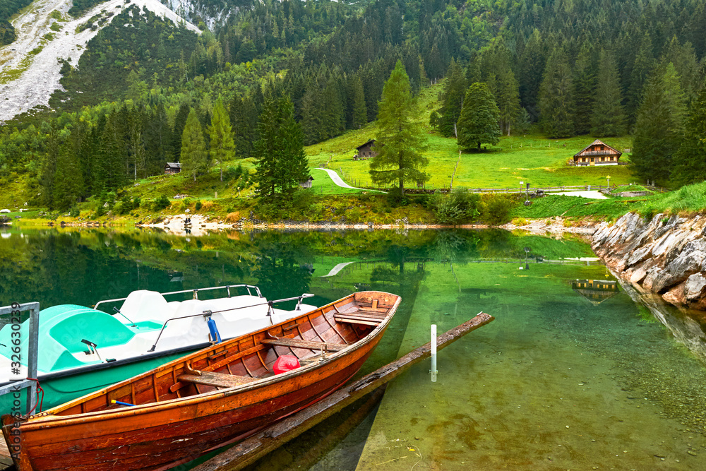 Scenic view at Gosausee, Austria