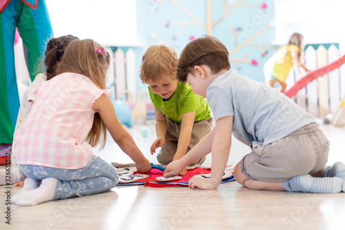 Preschool children learning...