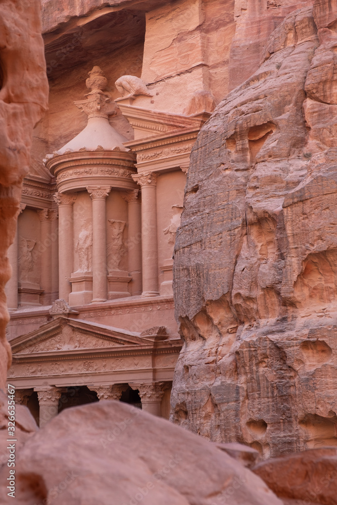 entrance of City of Petra,..