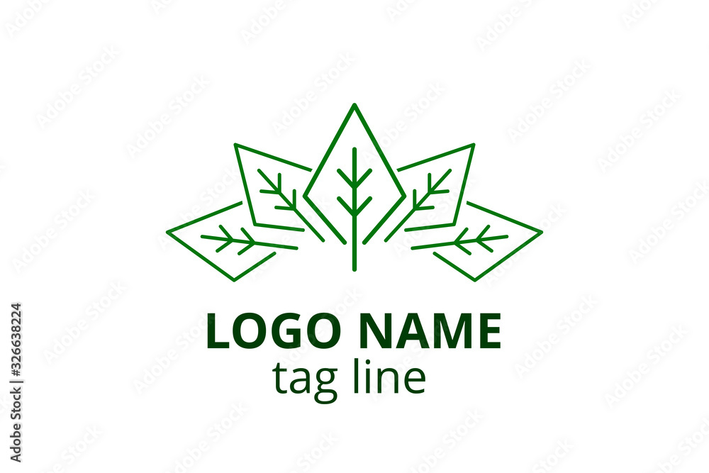 leaf logo leaf logo